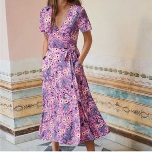 Boden Wrap Jersey Dress